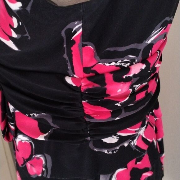 Jones New York Dark Floral Soft Knit Dress - Picture 7 of 12